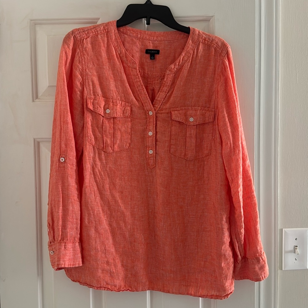 Talbots linen shirt